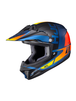 Off-road kid's helmet HJC CL-XY II Creed blue-orange