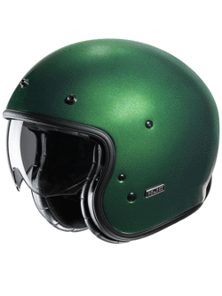Open face helmet HJC V31 deep green