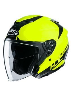 Open face helmet HJC i30 Baras yellow-black