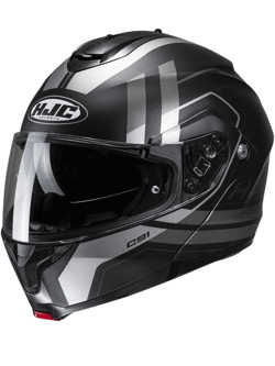 Flip up helmet HJC C91 Octo black-grey