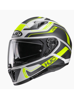 Full face helmet HJC i70 Lonex White-Grey-Yellow